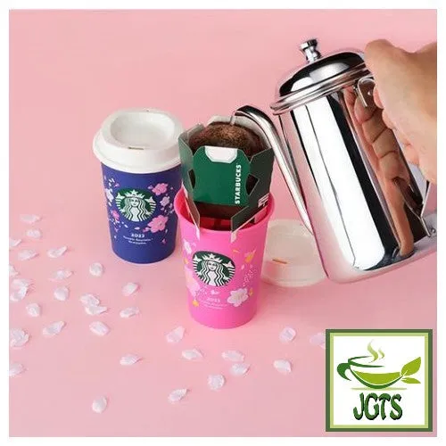 Starbucks Origami Personal Drip Coffee Spring Blend and Cup (Seasonal)