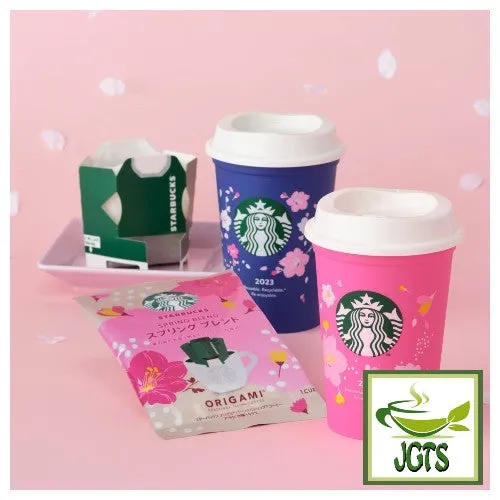 Starbucks Origami Personal Drip Coffee Spring Blend and Cup (Seasonal)