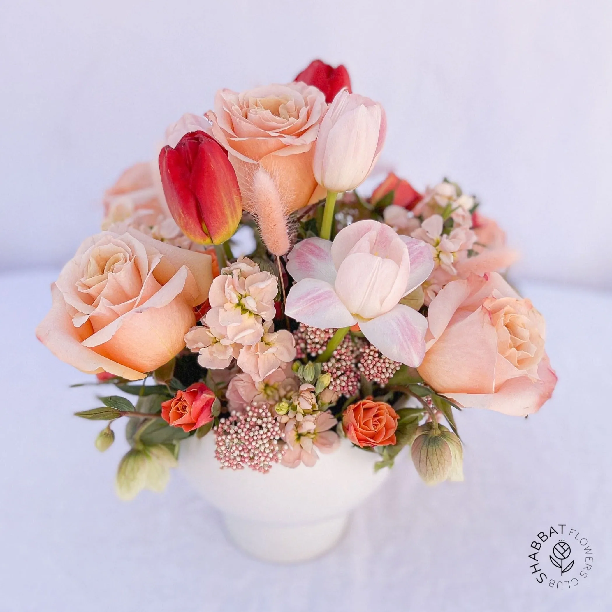 sun-kissed blush 8' centerpiece
