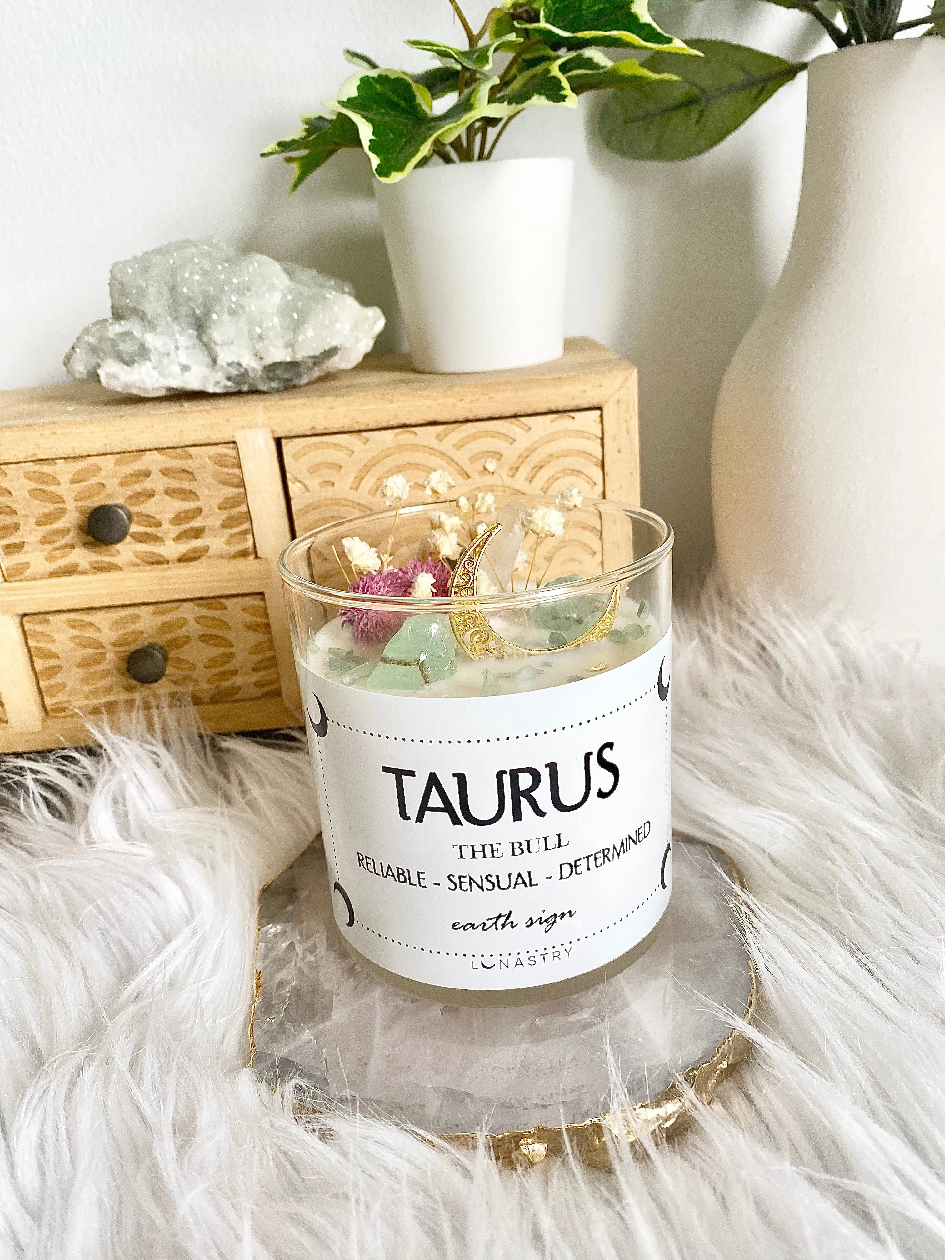 Taurus Candle