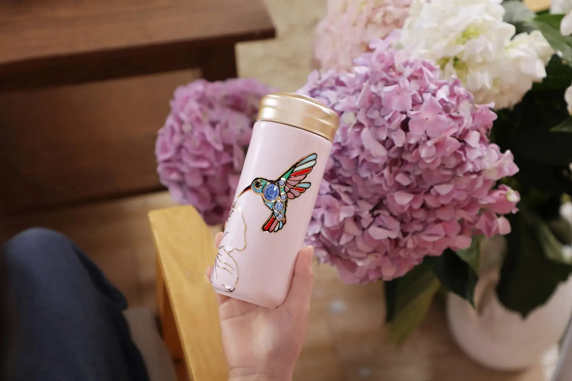 The Hummingbird Travel Mug