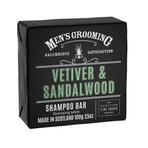 The Scottish Fine Soaps Company Vetiver & Sandalwood Shampoo Bar 100g