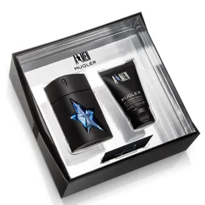 Thierry Mugler Angel Men 100ml Refillable EDT Spray / 50ml Hair & Body...
