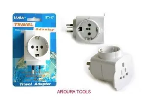 TRAVEL ADAPTOR INTERNATIONAL 240V - 10A  - NEW.