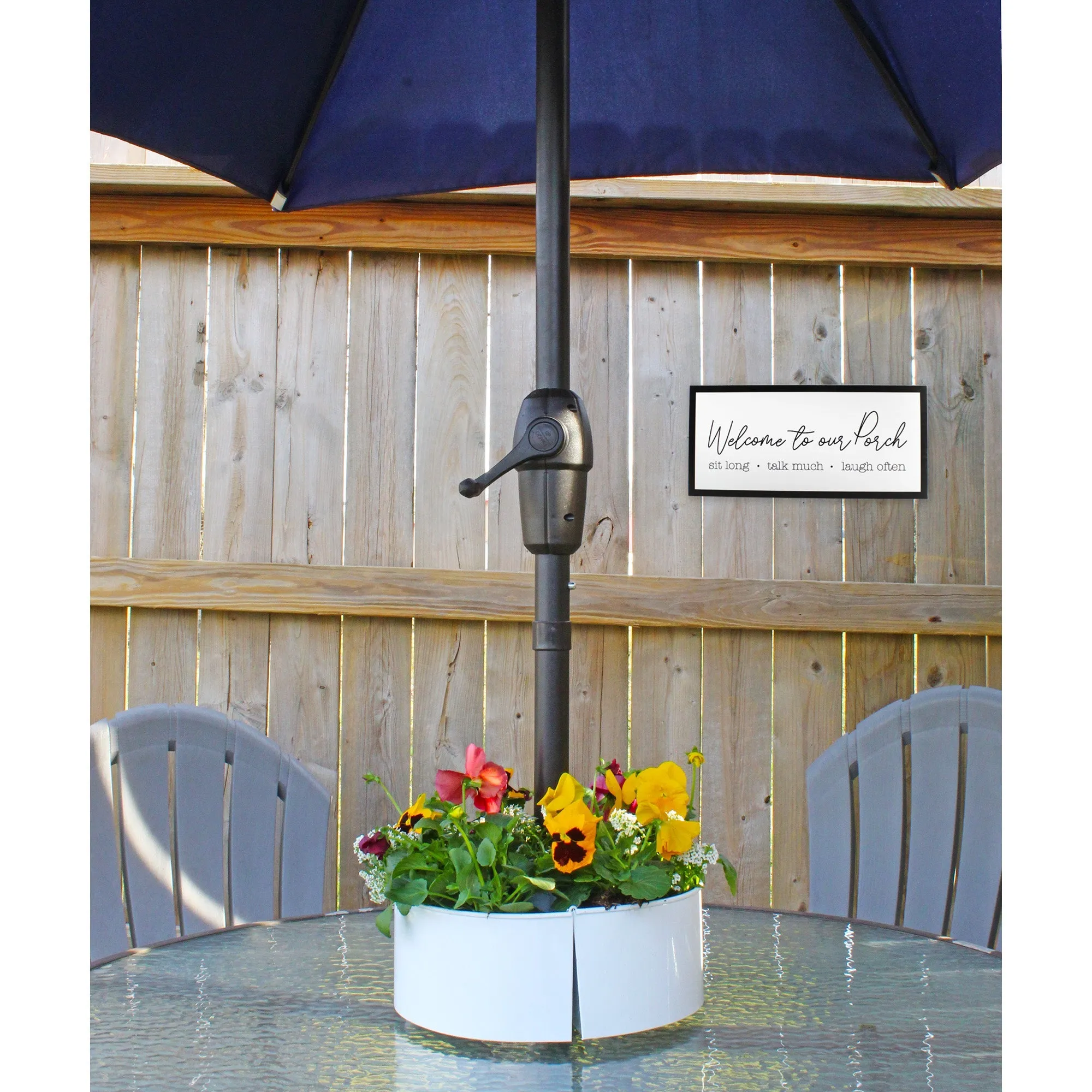 Umbrella Planter for Patio Table with Umbrella Hole