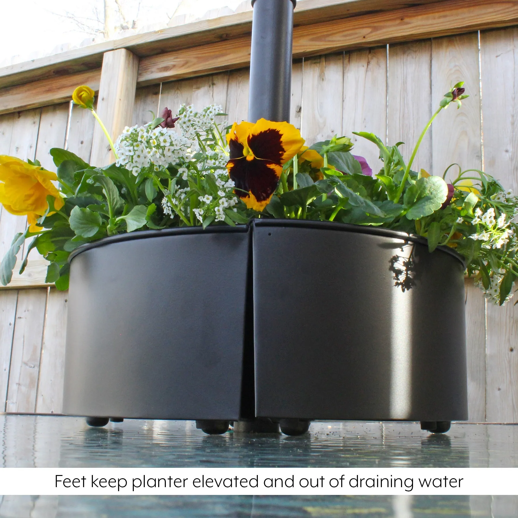 Umbrella Planter for Patio Table with Umbrella Hole