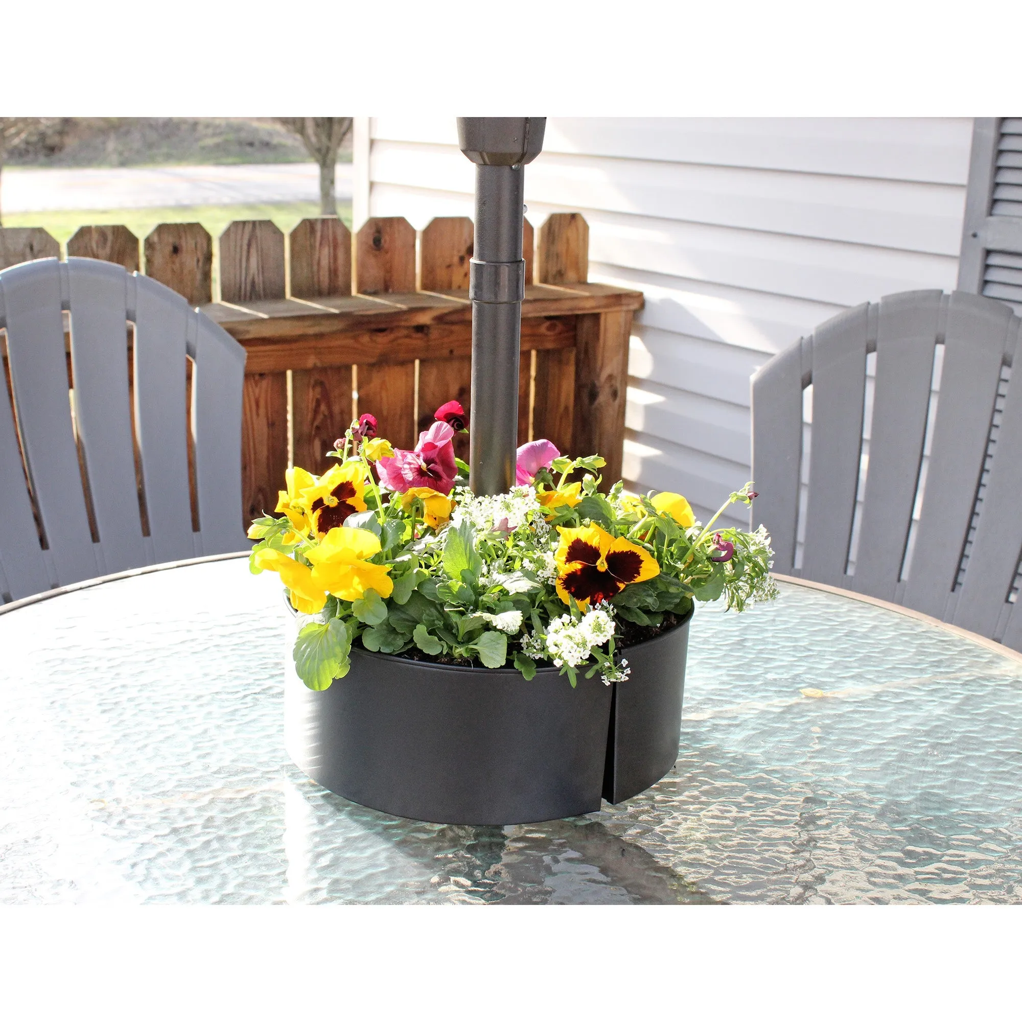 Umbrella Planter for Patio Table with Umbrella Hole