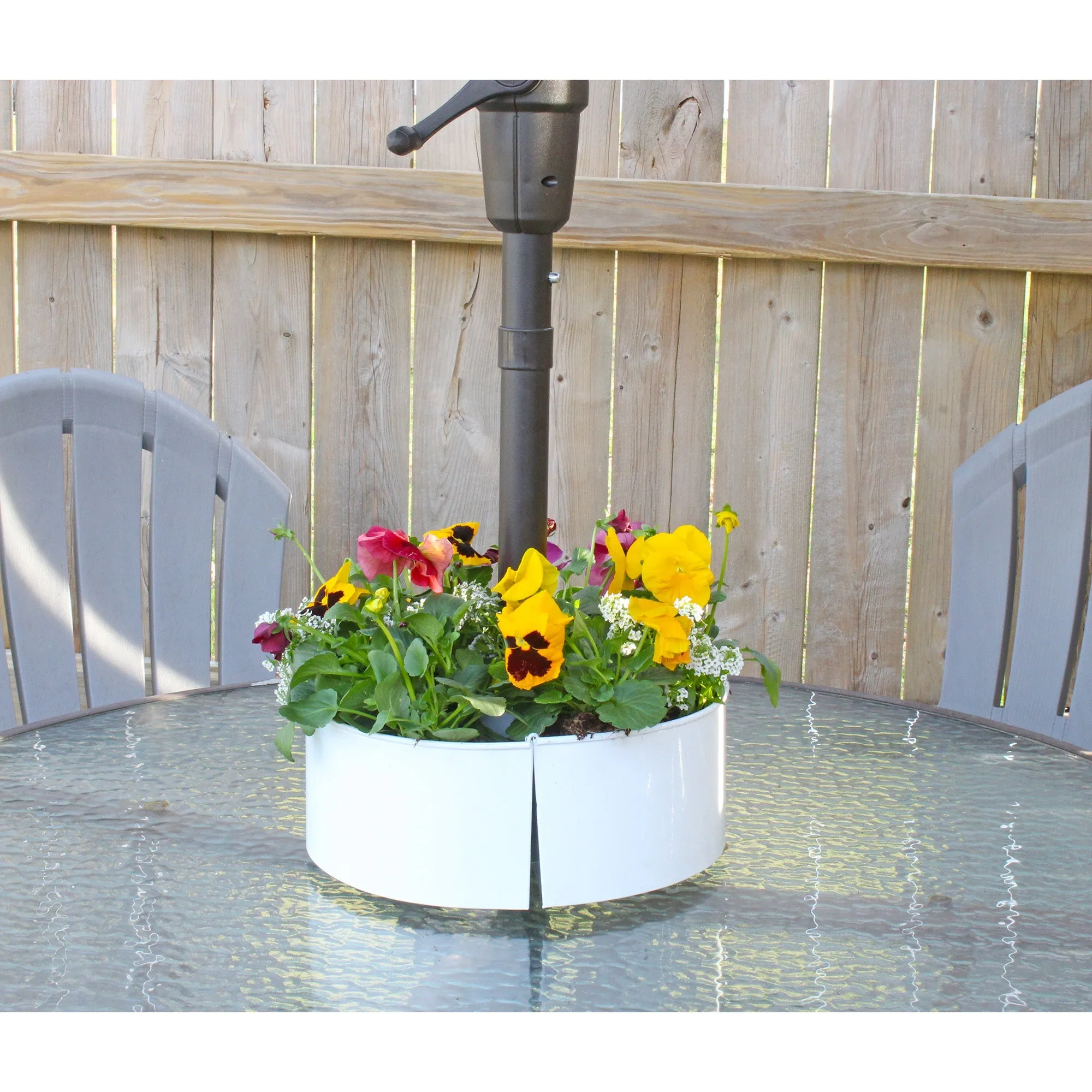Umbrella Planter for Patio Table with Umbrella Hole