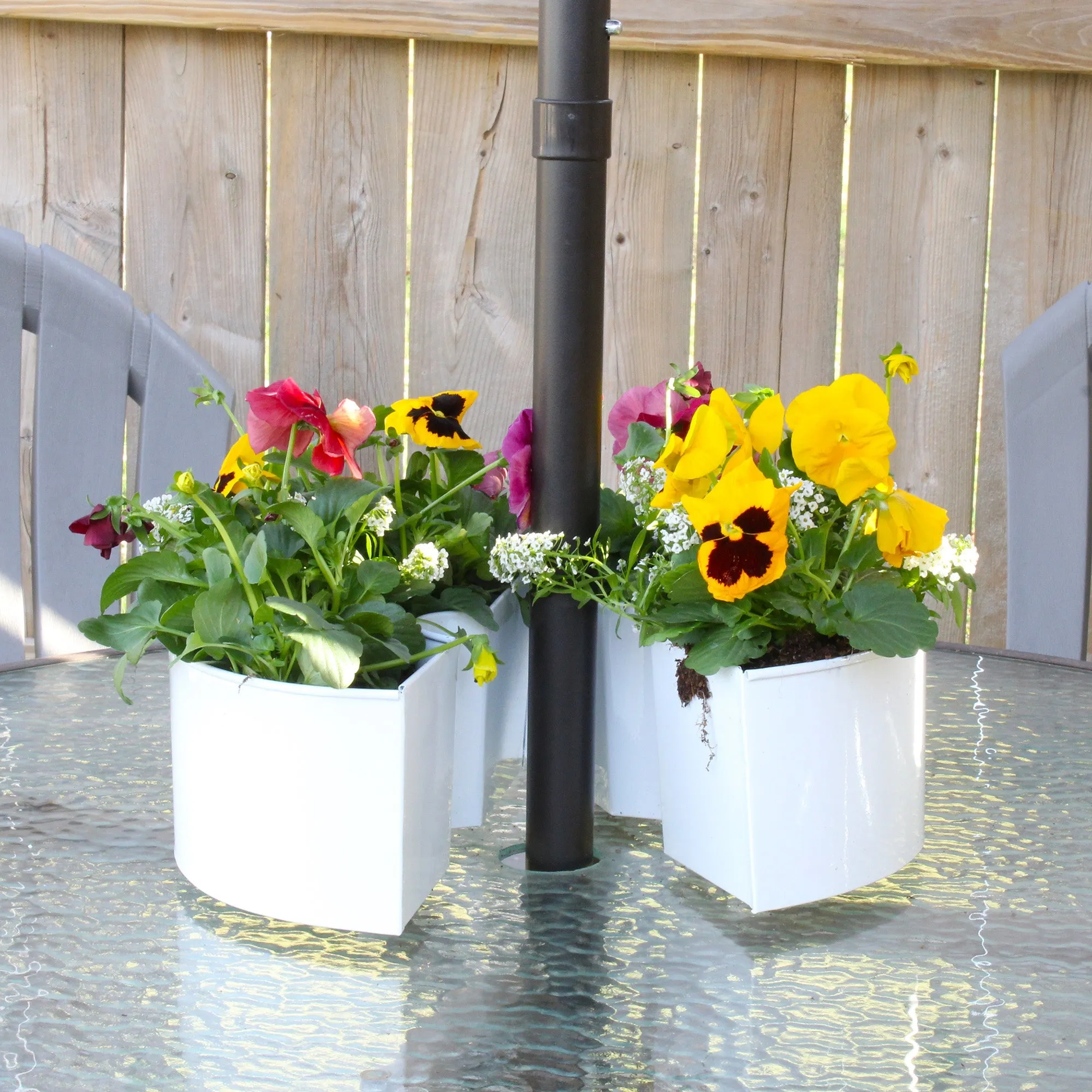 Umbrella Planter for Patio Table with Umbrella Hole