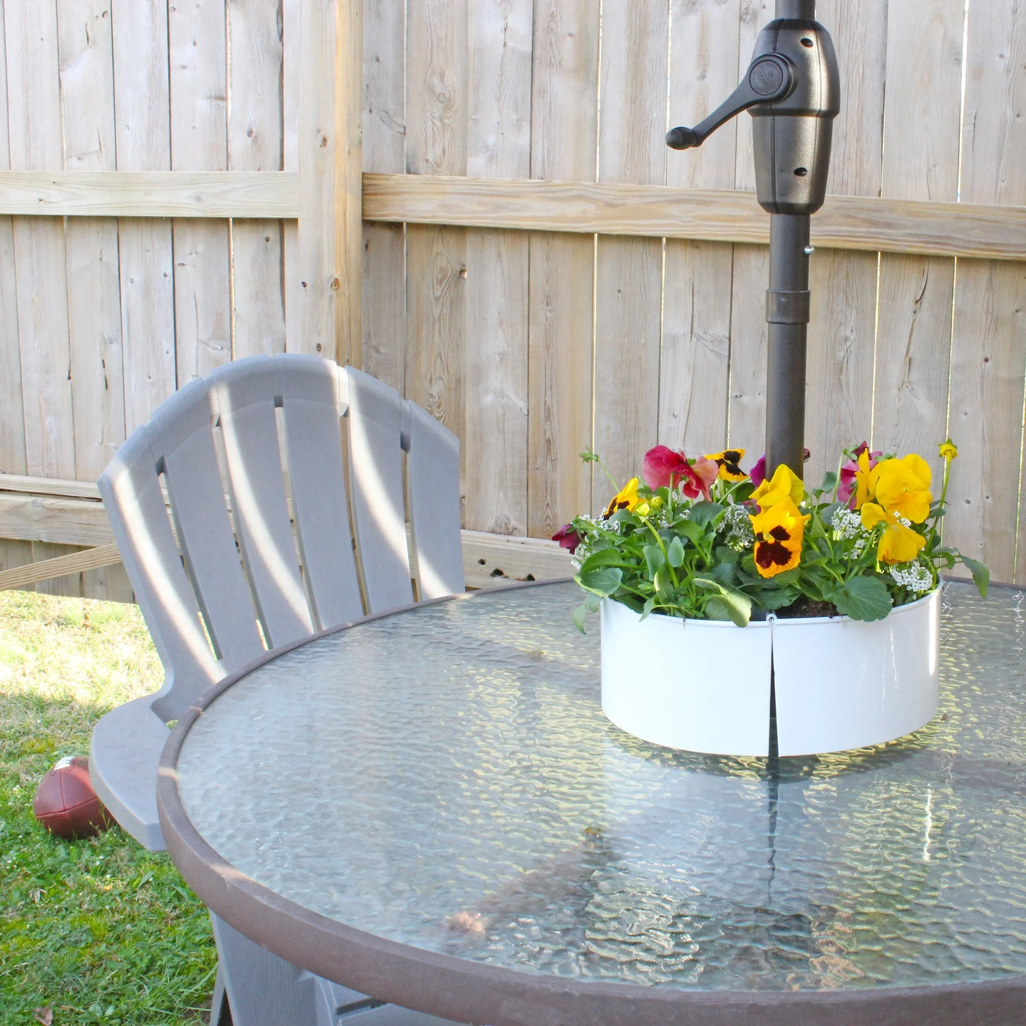 Umbrella Planter for Patio Table with Umbrella Hole
