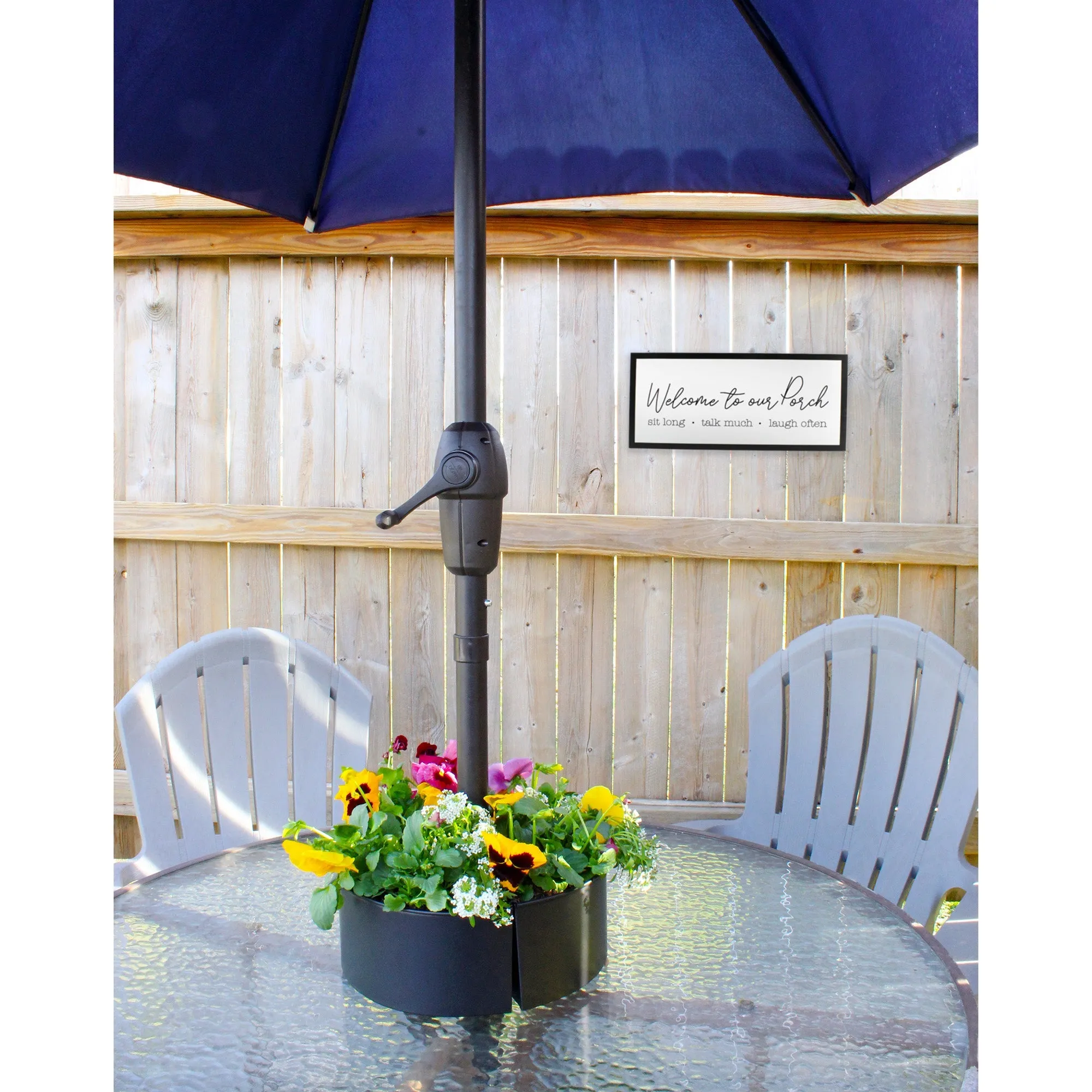 Umbrella Planter for Patio Table with Umbrella Hole