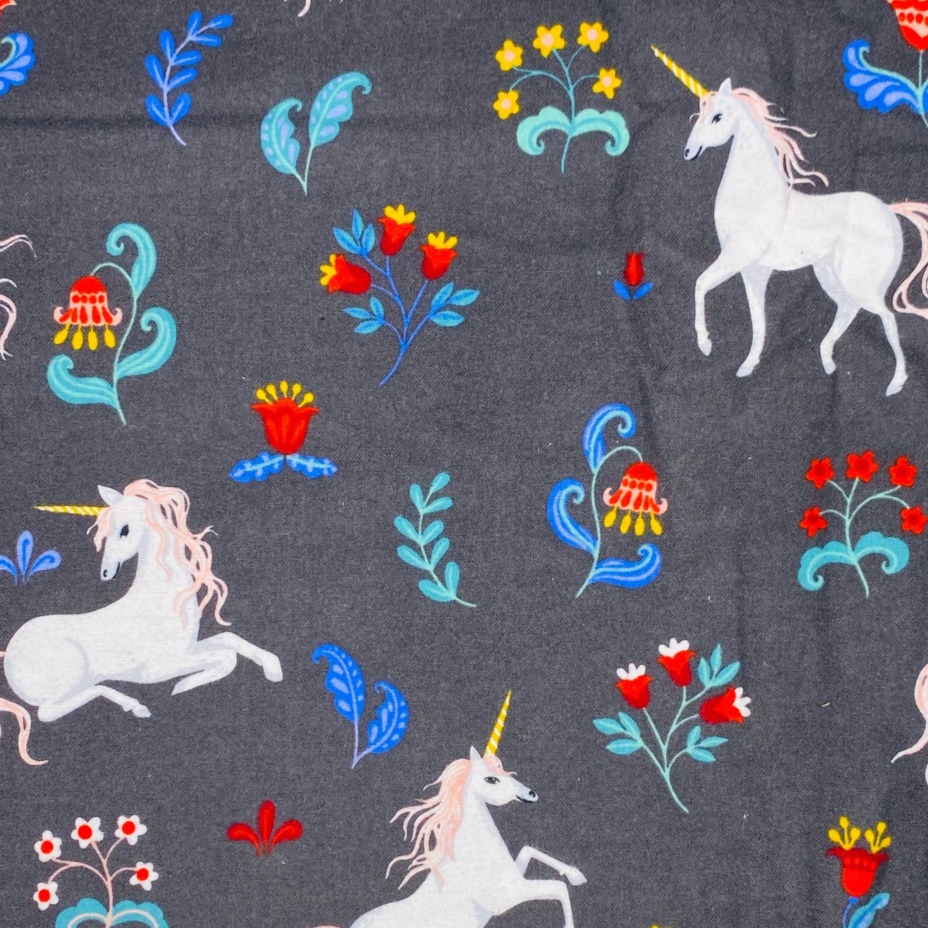 Unicorns and Flowers Electric Heating Pad Cover