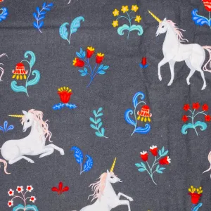 Unicorns and Flowers Electric Heating Pad Cover
