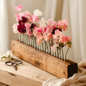 Vintage Cigar Press Flower Vase