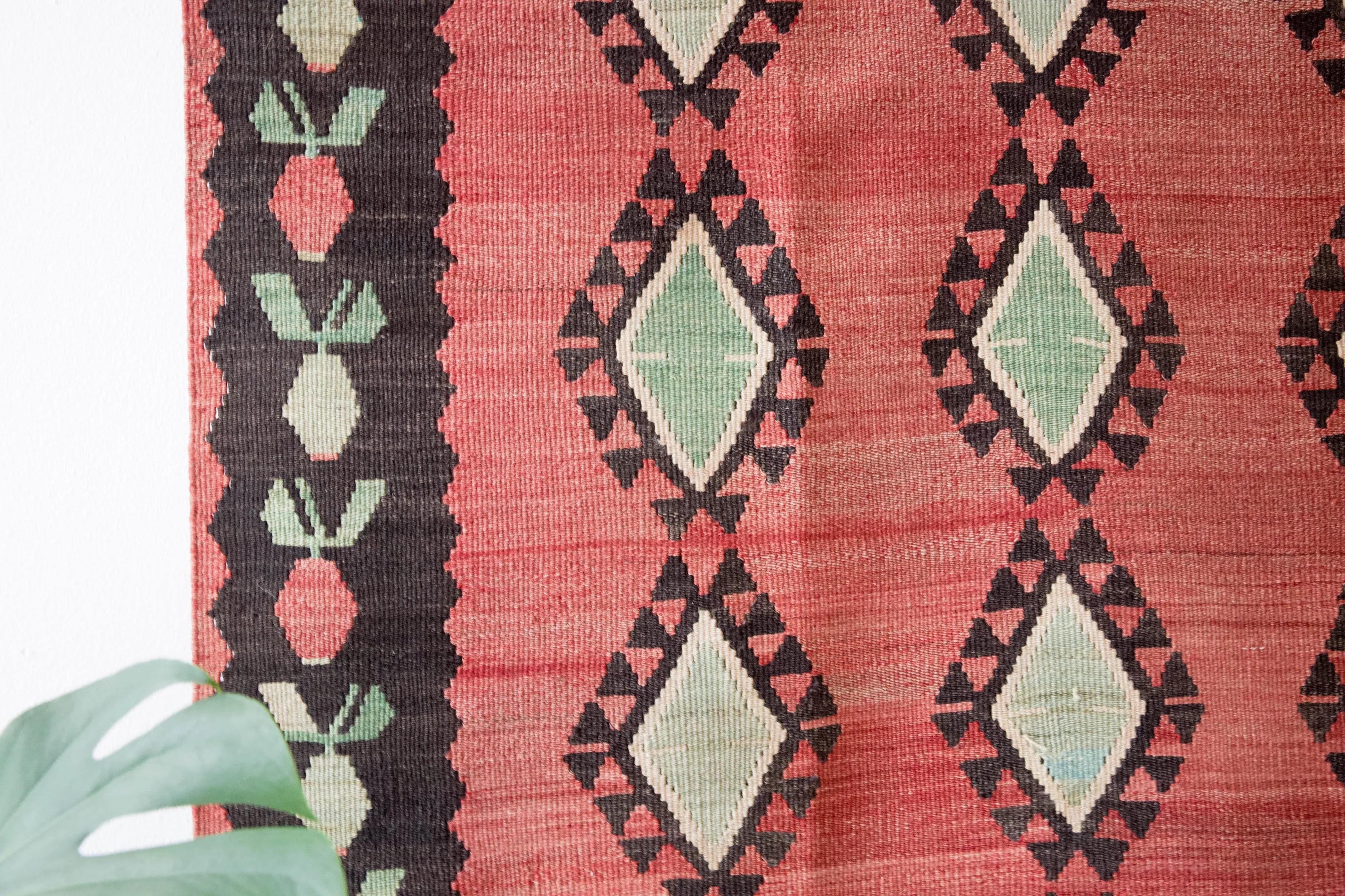 Vintage eastern Anatolian Kilim Rug 6'x12'5"