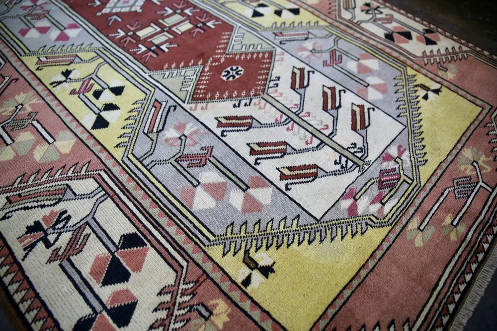 Vintage Milas Rug 4.2ftx8.2ft