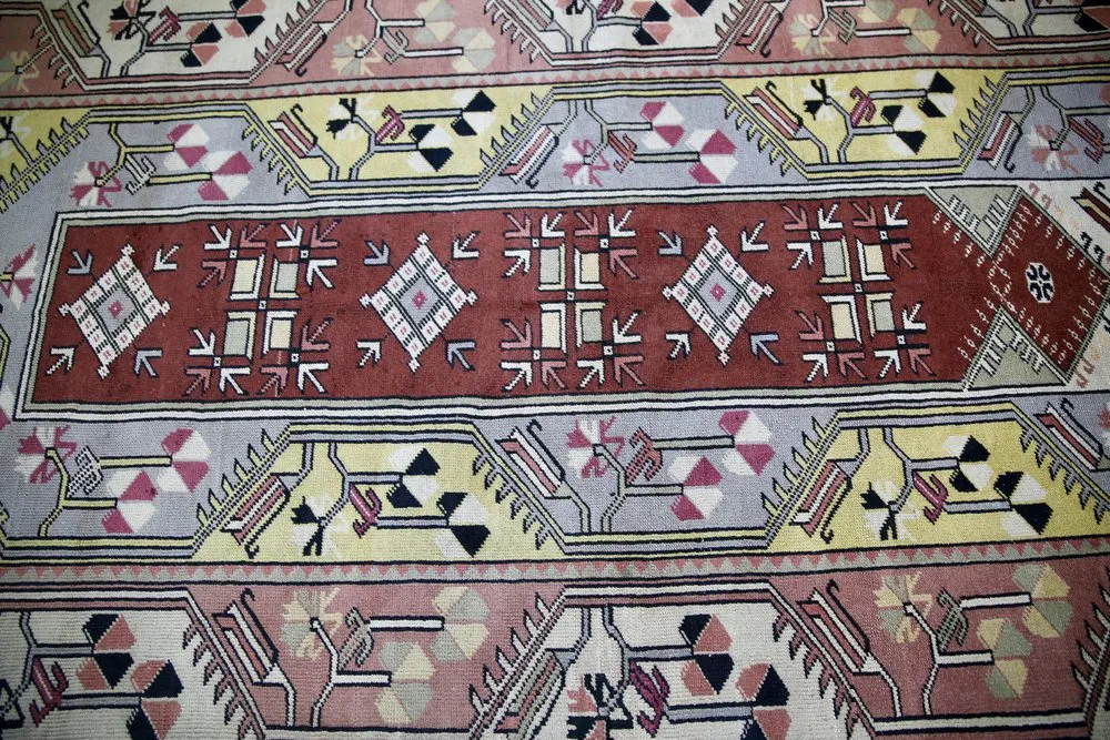 Vintage Milas Rug 4.2ftx8.2ft