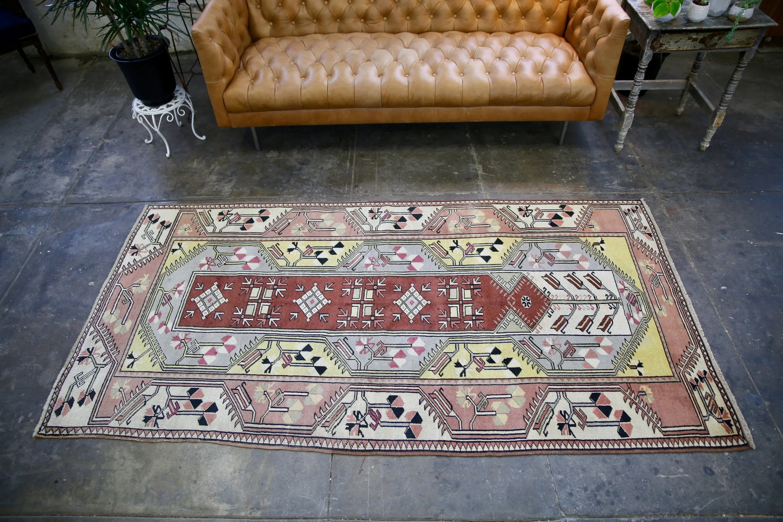 Vintage Milas Rug 4.2ftx8.2ft