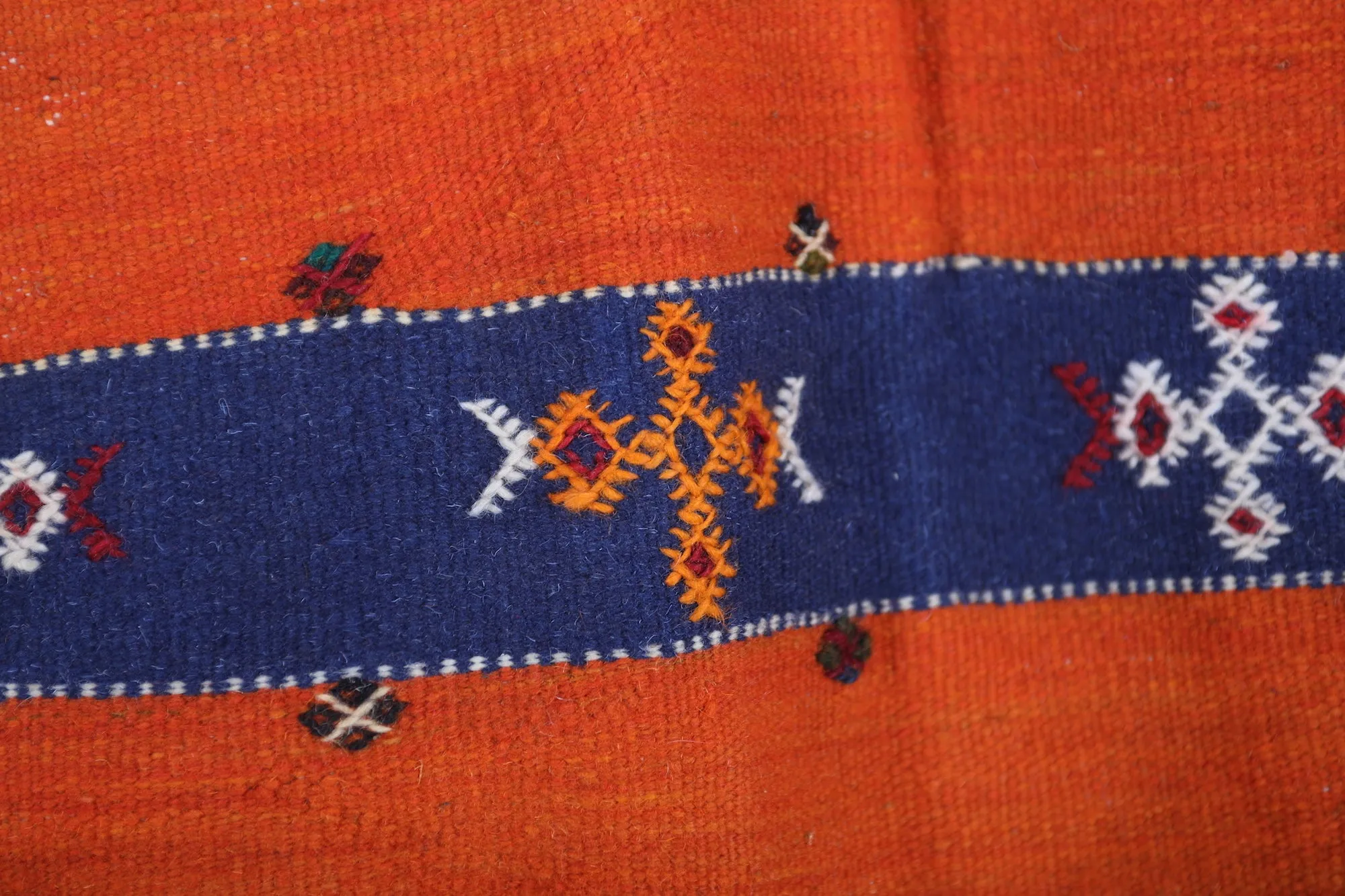 Vintage Moroccan Cape - Handmade Berber Wool Cloak
