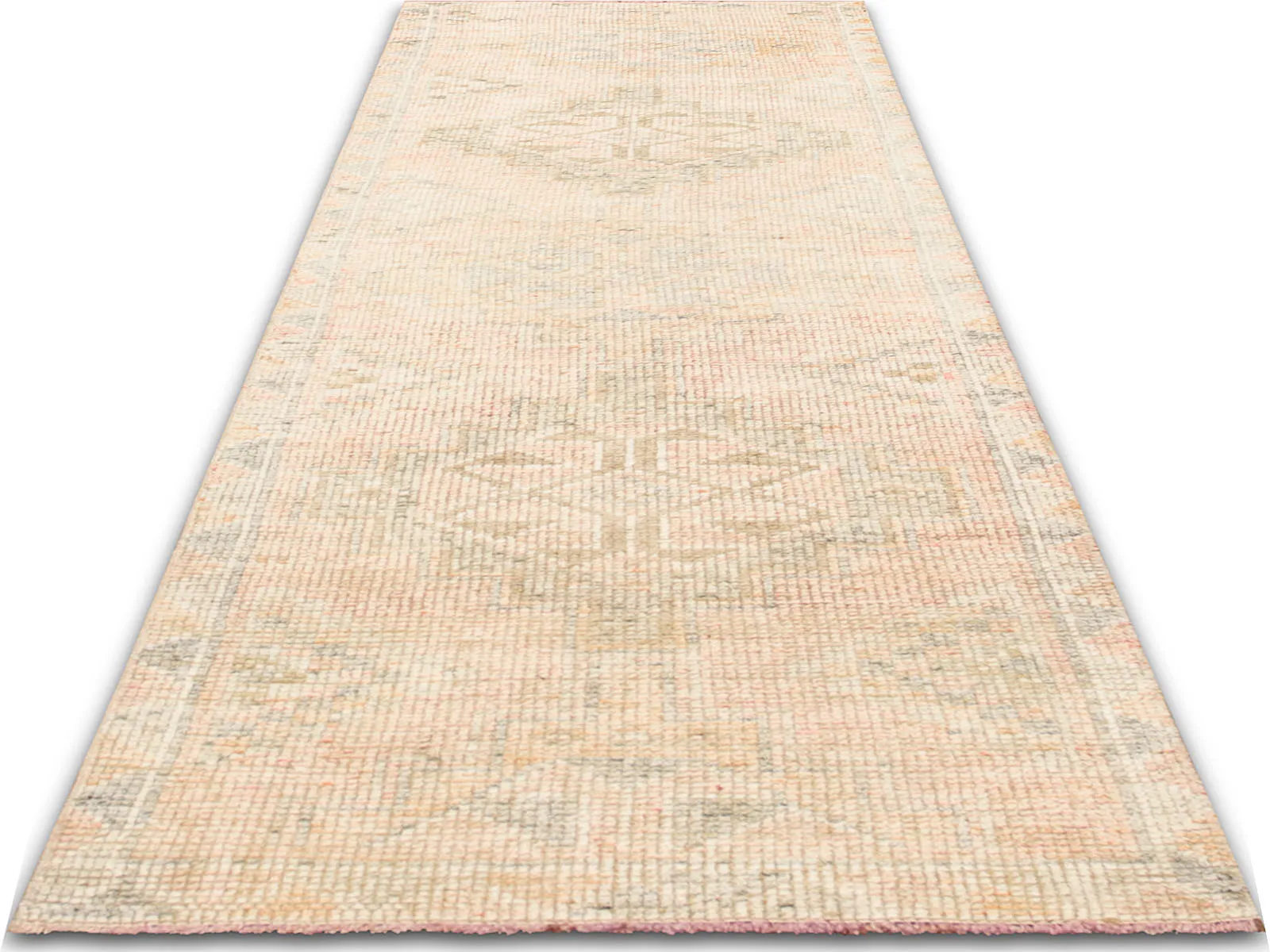 Vintage Turkish Oushak Runner - 2'11" x 11'1"