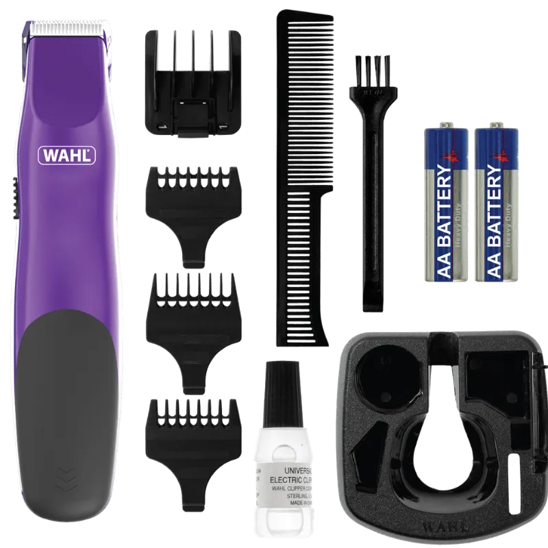 Wahl Purple Lady Groom Cordless Feminine Trimmer WT9807