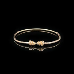 West Indian Bangle - Baby with Fancy Spiral Heads