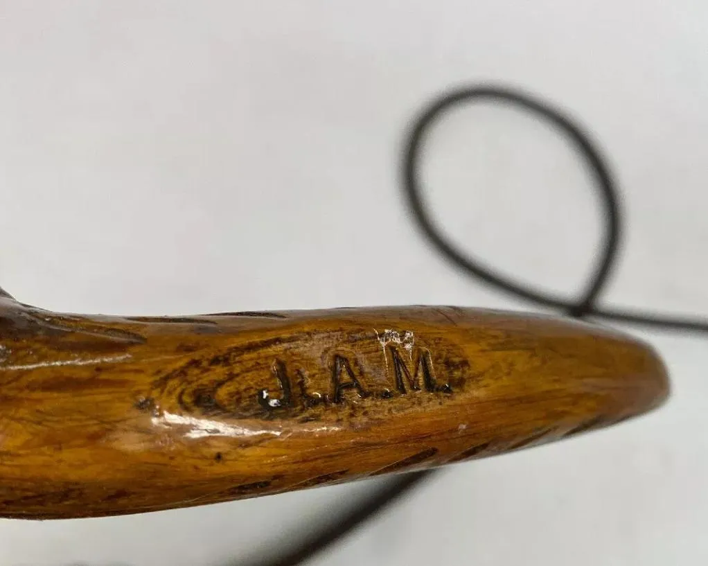 Whip Gentleman's Vintage Leather and Horn With Thong and Popper