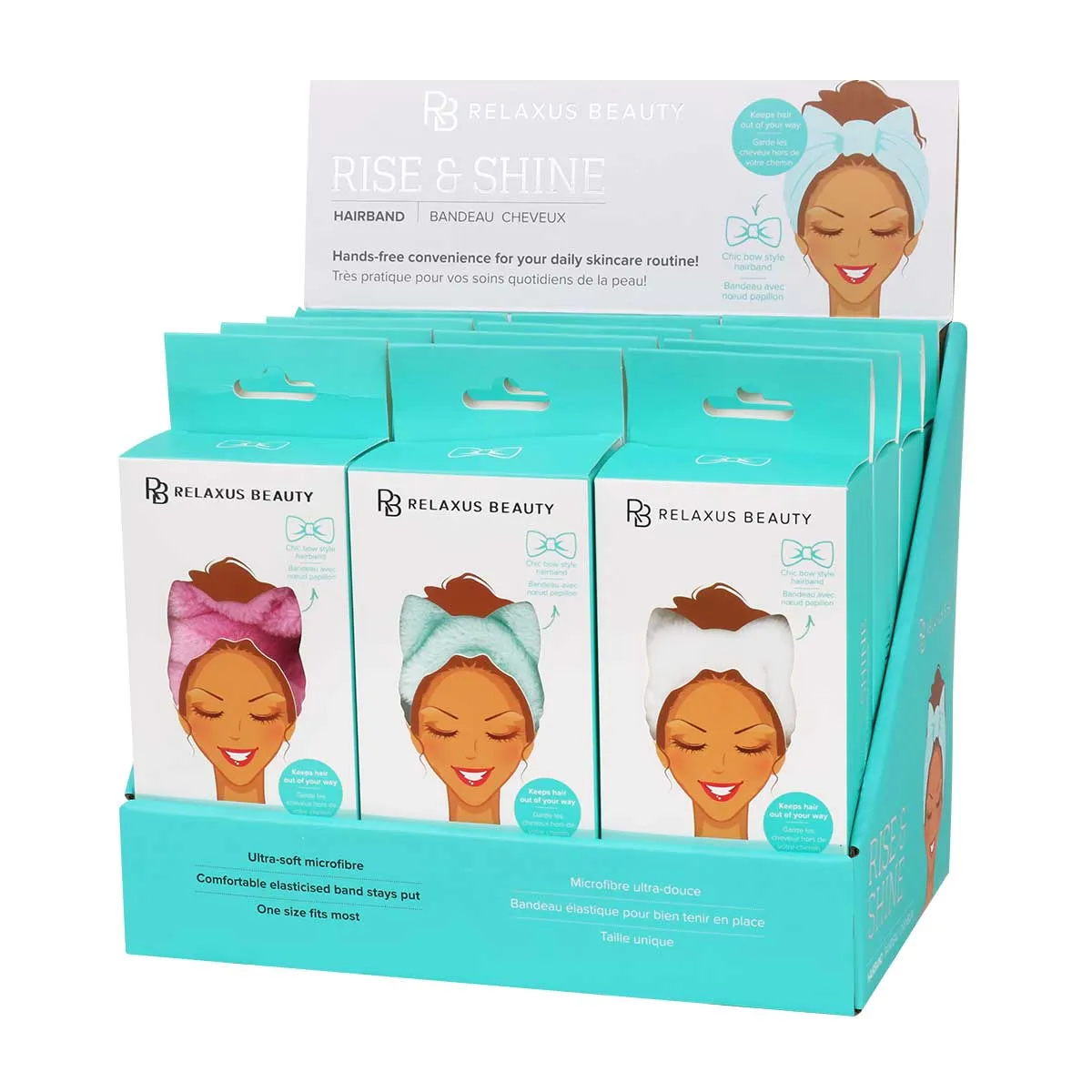 Wholesale Rise & Shine Hairband - Displayer of 12