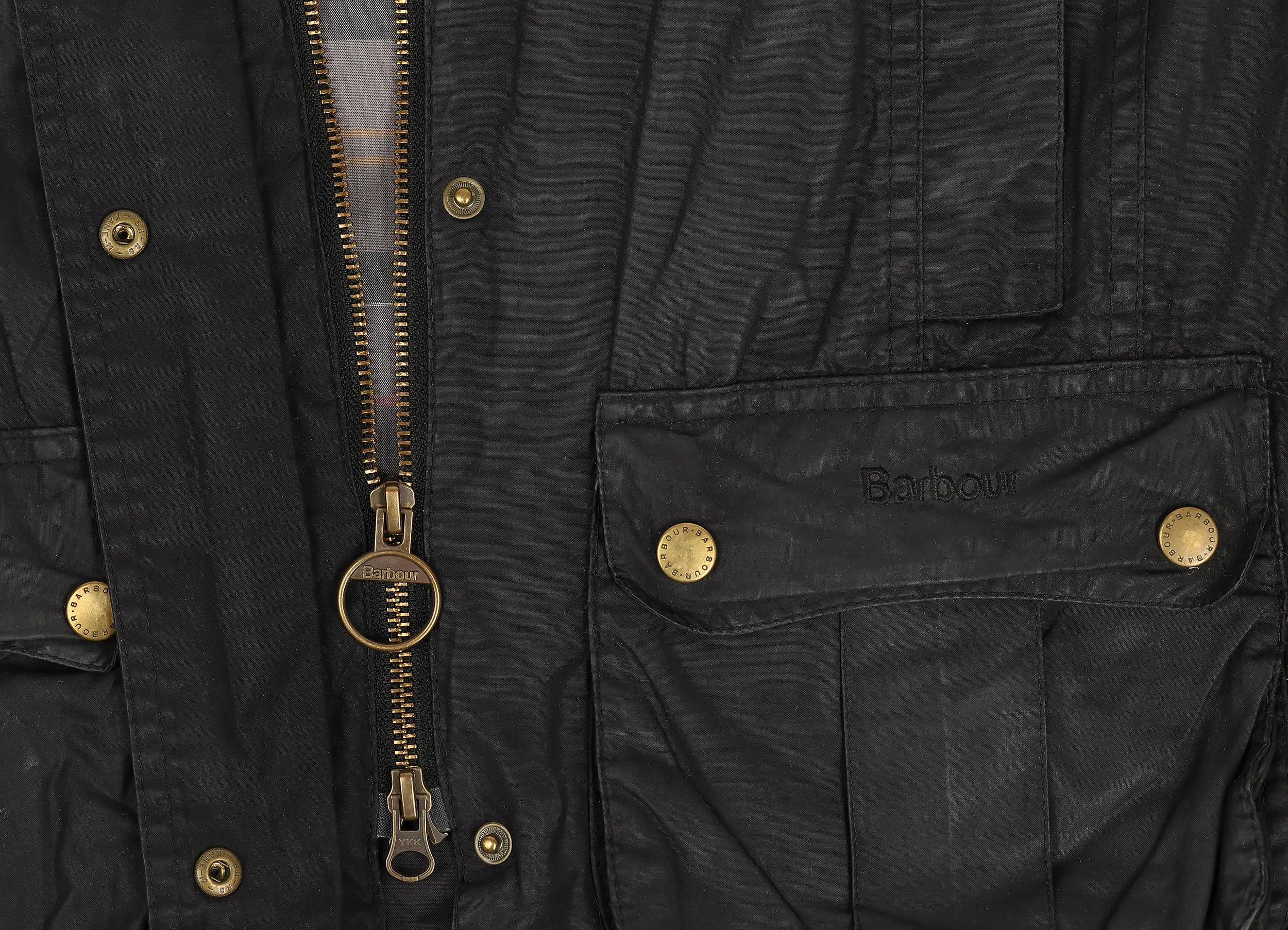 Womens Barbour Heritage Beadnell Wax Jacket Coat - Black - Womens M