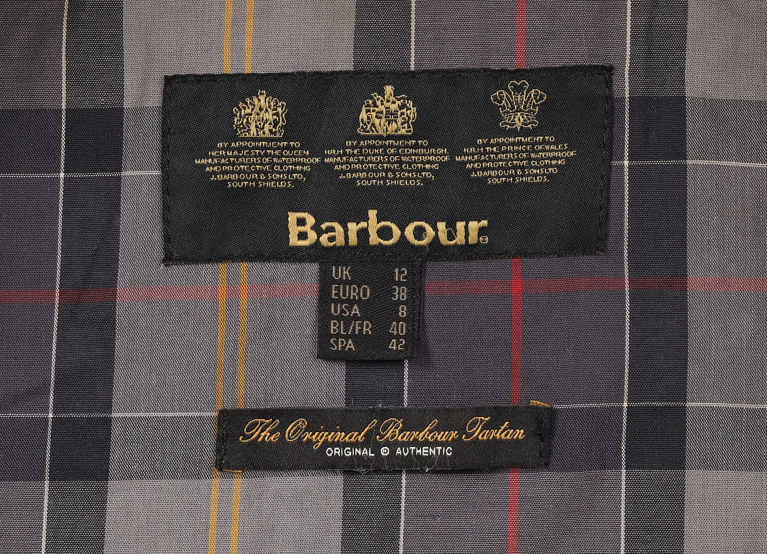 Womens Barbour Heritage Beadnell Wax Jacket Coat - Black - Womens M