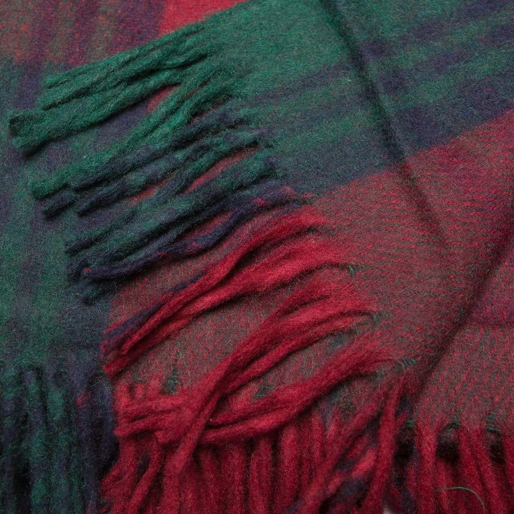 Wool Tartan Blanket - 60'' x 70'' - Lindsay