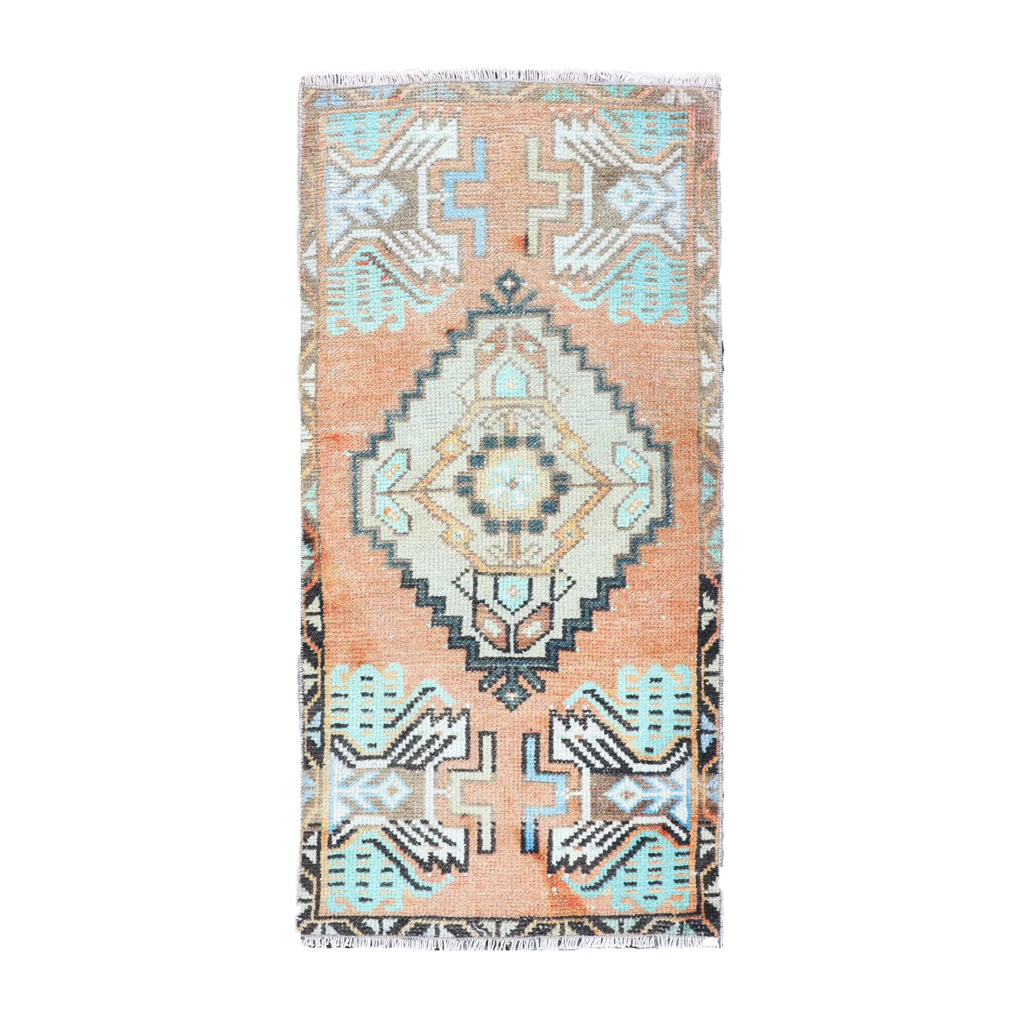 ZM221 Handwoven Vintage Rug 1’7x3'5
